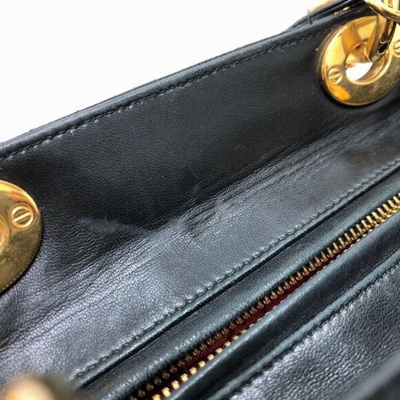 CHRISTIAN DIOR LADY DIOR 2WAY Shoulder Bag Hand Bag - Picture 4 of 14